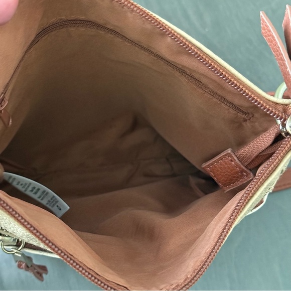 Time And True Crossbody Bag Tan/Beige/Brown Purse - Picture 6 of 9